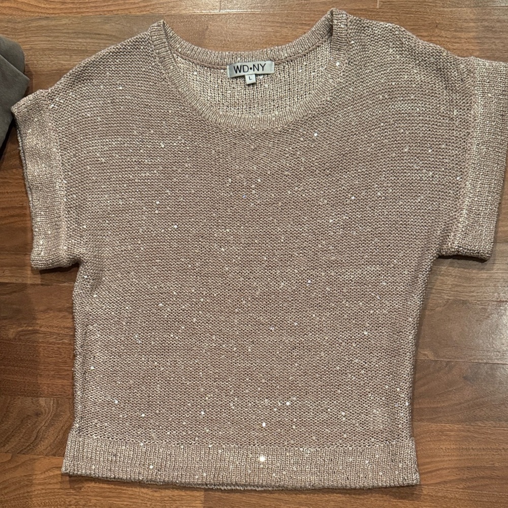 WD.NY Metallic Knit Top